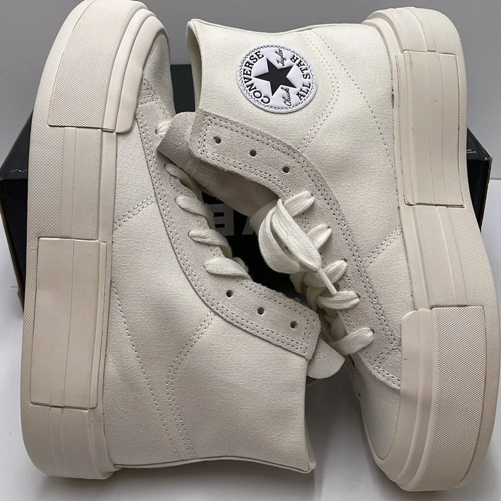Converse WMNS CTAS CRUISE HI EGRET/EGRET/EGRET A04688C Platforms Sneakers